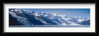 Snowcapped mountains at College Fjord of Prince William Sound, Alaska, USA Fine Art Print