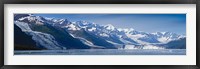 Snowcapped mountains at College Fjord of Prince William Sound, Alaska, USA Fine Art Print