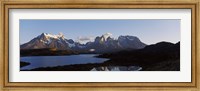 Lake Pehoe in Torres Del Paine National Park, Patagonia, Chile Fine Art Print