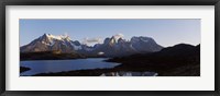 Lake Pehoe in Torres Del Paine National Park, Patagonia, Chile Fine Art Print