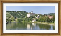 Horneck Castle, Gundelsheim, Neckar River, Baden-Wurttemberg, Germany Fine Art Print