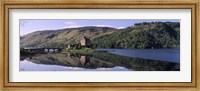 Eilean Donan Castle with reflection in the water, Highlands Region, Scotland Fine Art Print