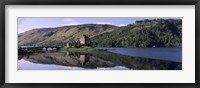 Eilean Donan Castle with reflection in the water, Highlands Region, Scotland Fine Art Print
