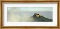 Castle on a hill, Burg Hohenzollern, Swabian Alb, Baden-Wurttemberg, Germany Fine Art Print