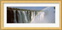 Rainbow over Victoria Falls, Zimbabwe Fine Art Print
