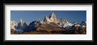 Mountains, Mt Fitzroy, Cerro Torre, Argentine Glaciers National Park, Patagonia, Argentina Fine Art Print