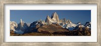 Mountains, Mt Fitzroy, Cerro Torre, Argentine Glaciers National Park, Patagonia, Argentina Fine Art Print