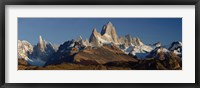 Mountains, Mt Fitzroy, Cerro Torre, Argentine Glaciers National Park, Patagonia, Argentina Fine Art Print