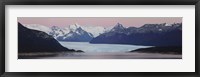Glaciers and mountains, Moreno Glacier, Argentine Glaciers National Park, Patagonia, Argentina Fine Art Print