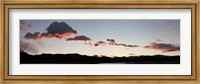 Clouds over mountains at sunrise, Lago Grey, Torres Del Paine National Park, Chile Fine Art Print