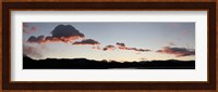 Clouds over mountains at sunrise, Lago Grey, Torres Del Paine National Park, Chile Fine Art Print