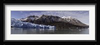 Lago Grey and Grey Glacier with Paine Massif, Torres Del Paine National Park, Magallanes Region, Patagonia, Chile Fine Art Print