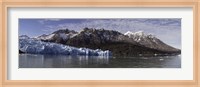 Lago Grey and Grey Glacier with Paine Massif, Torres Del Paine National Park, Magallanes Region, Patagonia, Chile Fine Art Print