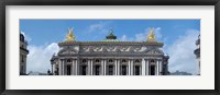 Low angle view of an opera house, Opera Garnier, Paris, Ile-de-France, France Fine Art Print
