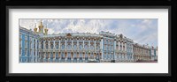 Catherine Palace courtyard, Tsarskoye Selo, St. Petersburg, Russia Framed Print