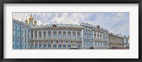 Catherine Palace courtyard, Tsarskoye Selo, St. Petersburg, Russia Fine Art Print
