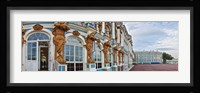 Catherine Palace building details, St. Petersburg, Russia Framed Print
