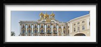 Architectual detail of Catherine Palace, St. Petersburg, Russia Framed Print