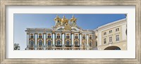 Architectual detail of Catherine Palace, St. Petersburg, Russia Fine Art Print