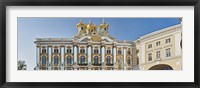 Architectual detail of Catherine Palace, St. Petersburg, Russia Framed Print