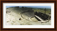 Ancient theatre in the ruins of Hierapolis, Pamukkale,Turkey (horizontal) Fine Art Print