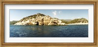 Pirates Cave in the Mediterranean sea, Sunken City, Kekova, Antalya Province, Turkey Fine Art Print