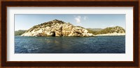 Pirates Cave in the Mediterranean sea, Sunken City, Kekova, Antalya Province, Turkey Fine Art Print