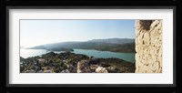 View from the Byzantine Castle, Kekova, Lycia, Antalya Province, Turkey Fine Art Print
