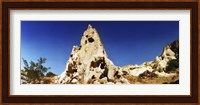 View of caves, Cappadocia, Central Anatolia Region, Turkey Fine Art Print