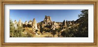Caves and Fairy Chimneys in Cappadocia, Central Anatolia Region, Turkey Fine Art Print
