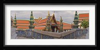 The Grand Palace (Phra Borom Maha Ratcha Wang) is a complex of buildings at the heart of Bangkok, Thailand Fine Art Print