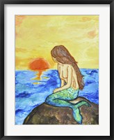 Mermaid at Sunset Fine Art Print