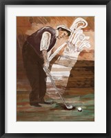 Time to Putt Framed Print