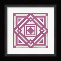 Modern Quilt VI Framed Print