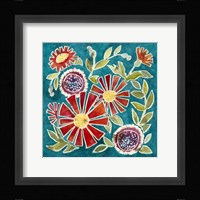 Emma Floral I Framed Print