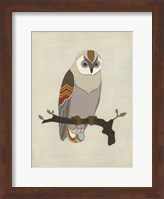 Chevron Owl I Fine Art Print