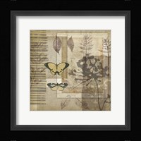 Small Notebook Collage II Framed Print