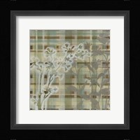 Tartan Floral I Framed Print