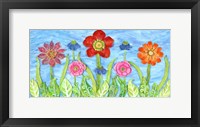Flower Play II Framed Print