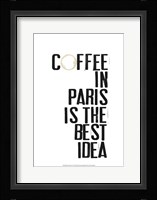 Drinks in Paris I Framed Print