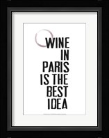 Drinks in Paris II Fine Art Print