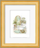 Watercolor Bath in Spa II Fine Art Print