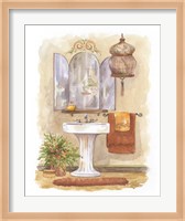 Watercolor Bath in Spice I Fine Art Print