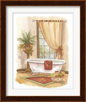 Watercolor Bath in Spice II Fine Art Print