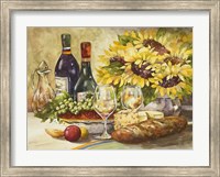 Wine & Sunflowers Fine Art Print