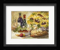 Wine & Sunflowers Fine Art Print