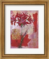 Magenta Flower Collage I Fine Art Print
