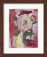 Magenta Flower Collage II Fine Art Print