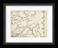Map of Europe Grid VI Fine Art Print