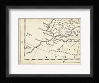 Map of Europe Grid VII Fine Art Print